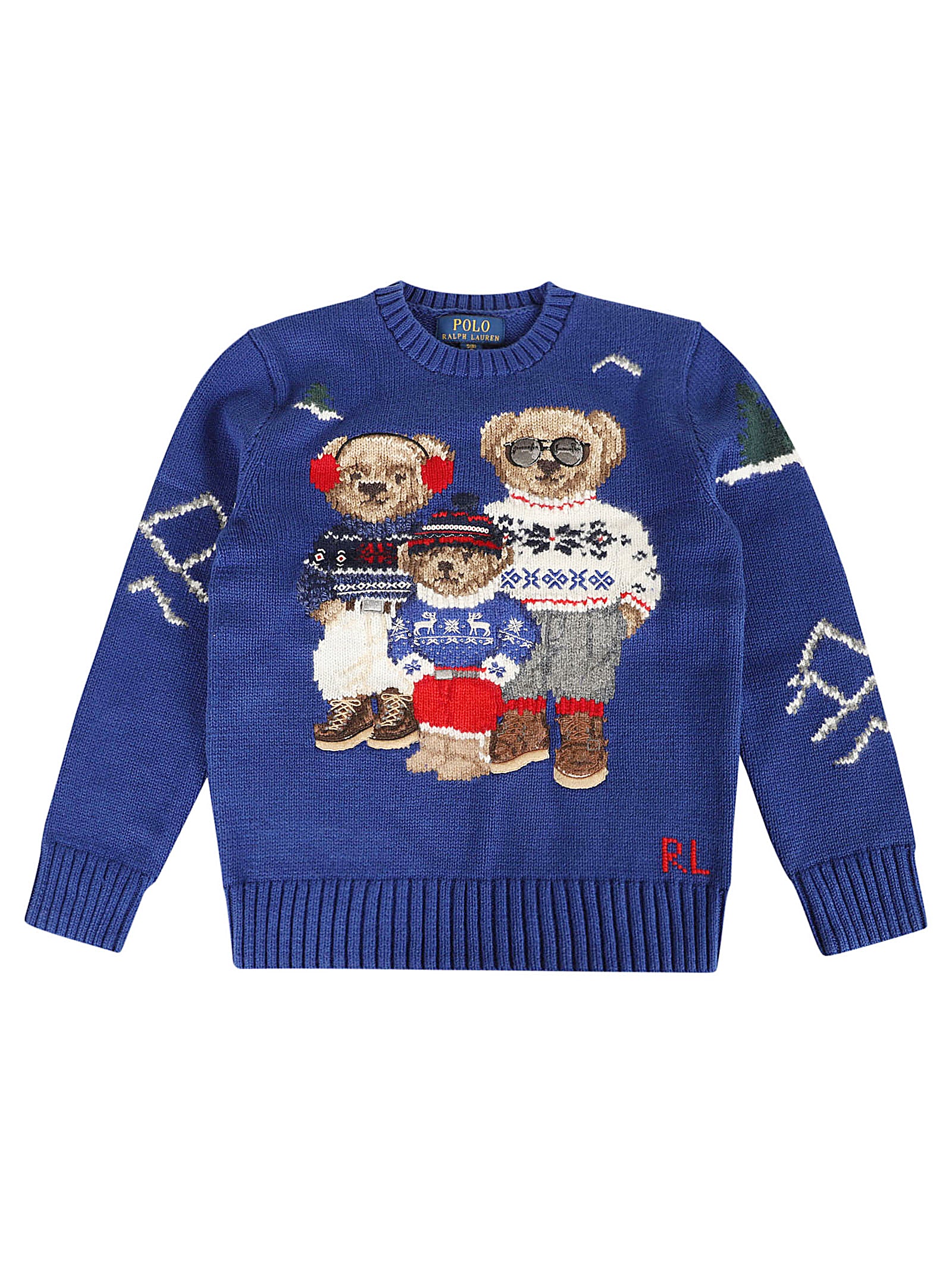 Ralph Lauren Kids-OUTLET-SALE-Sweater BLAU-ARCHIVIST