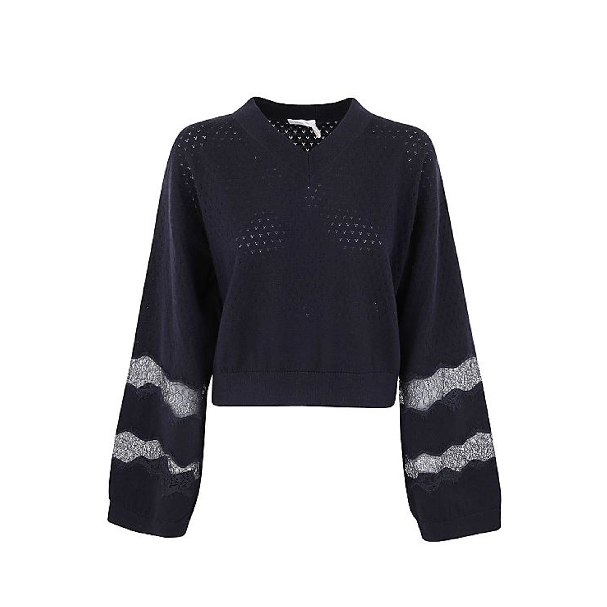 SEE BY CHLOE-OUTLET-SALE-Sweater BLAU-ARCHIVIST