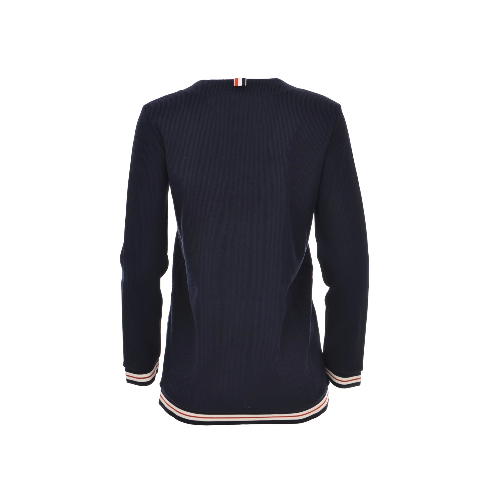 THOM BROWNE-OUTLET-SALE-Sweater BLAU-ARCHIVIST