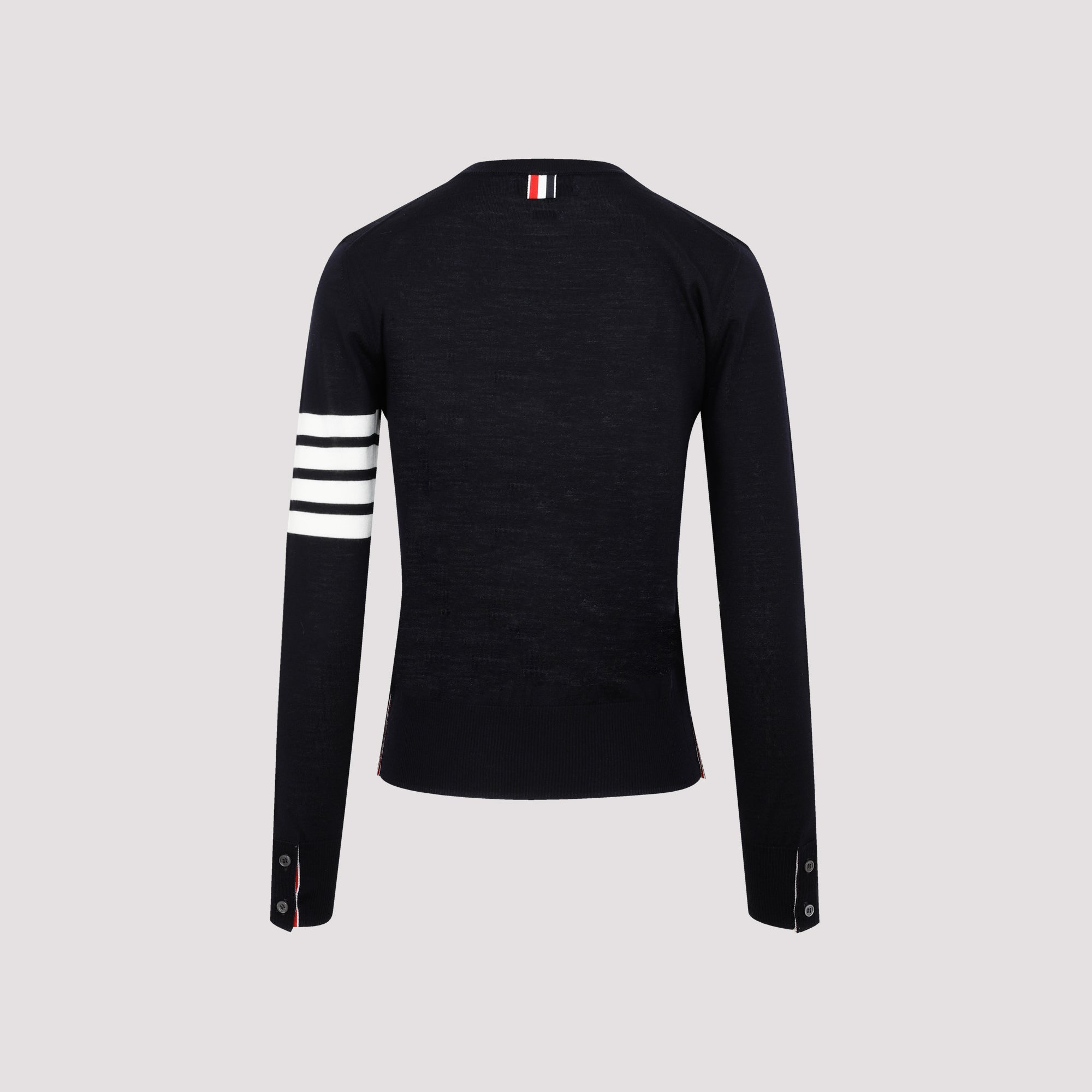 THOM BROWNE-OUTLET-SALE-Sweater BLAU-ARCHIVIST