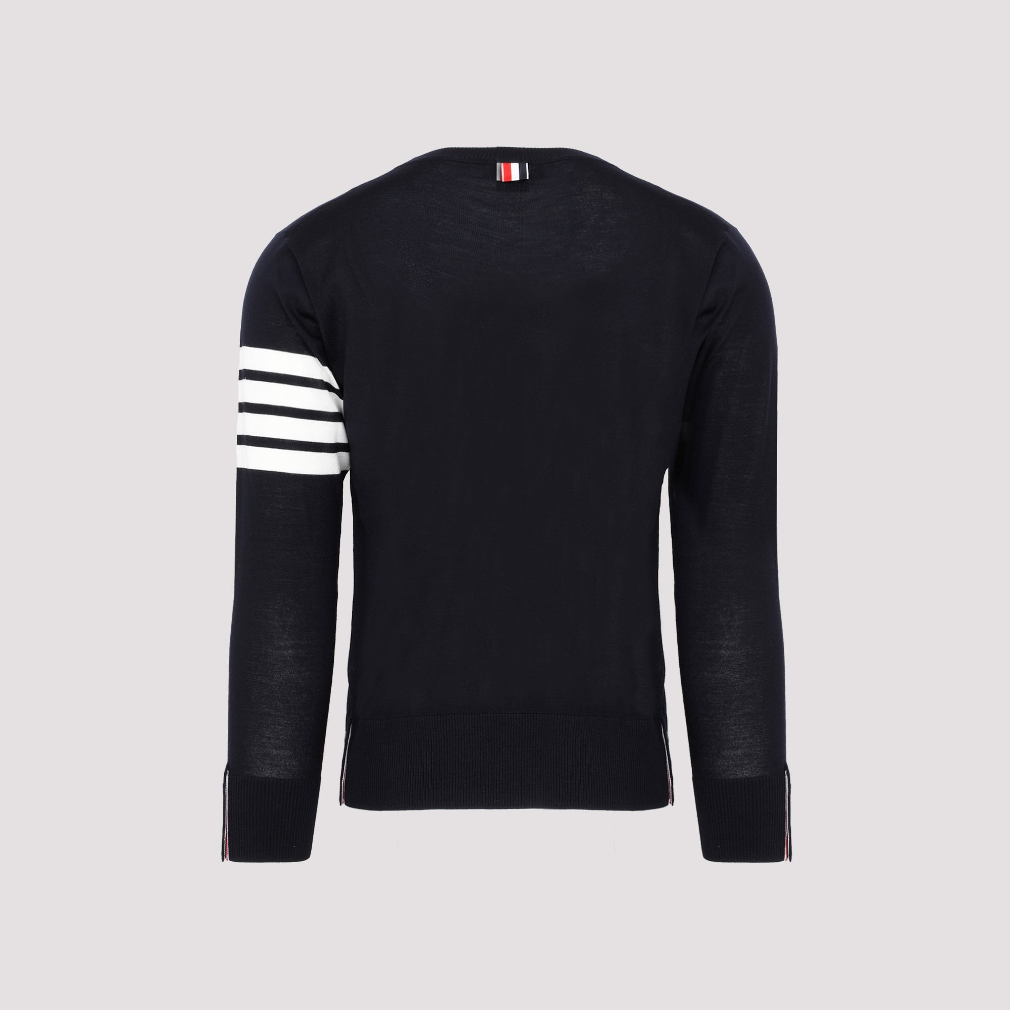 THOM BROWNE-OUTLET-SALE-Sweater BLAU-ARCHIVIST