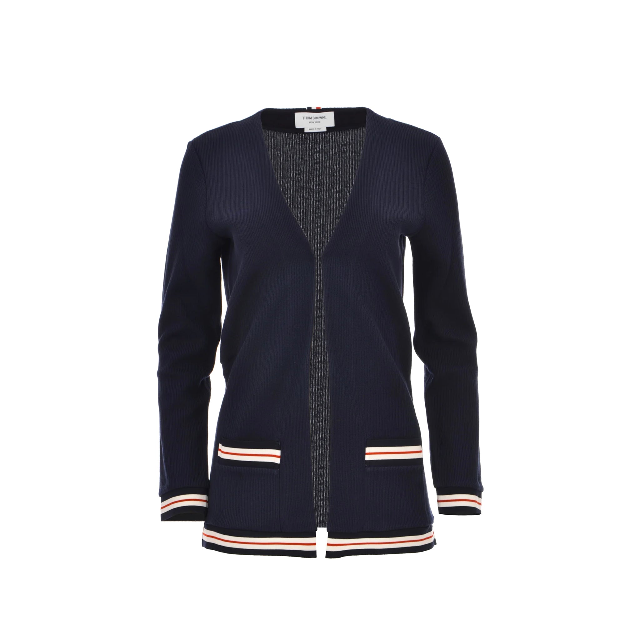 THOM BROWNE-OUTLET-SALE-Sweater BLAU-ARCHIVIST