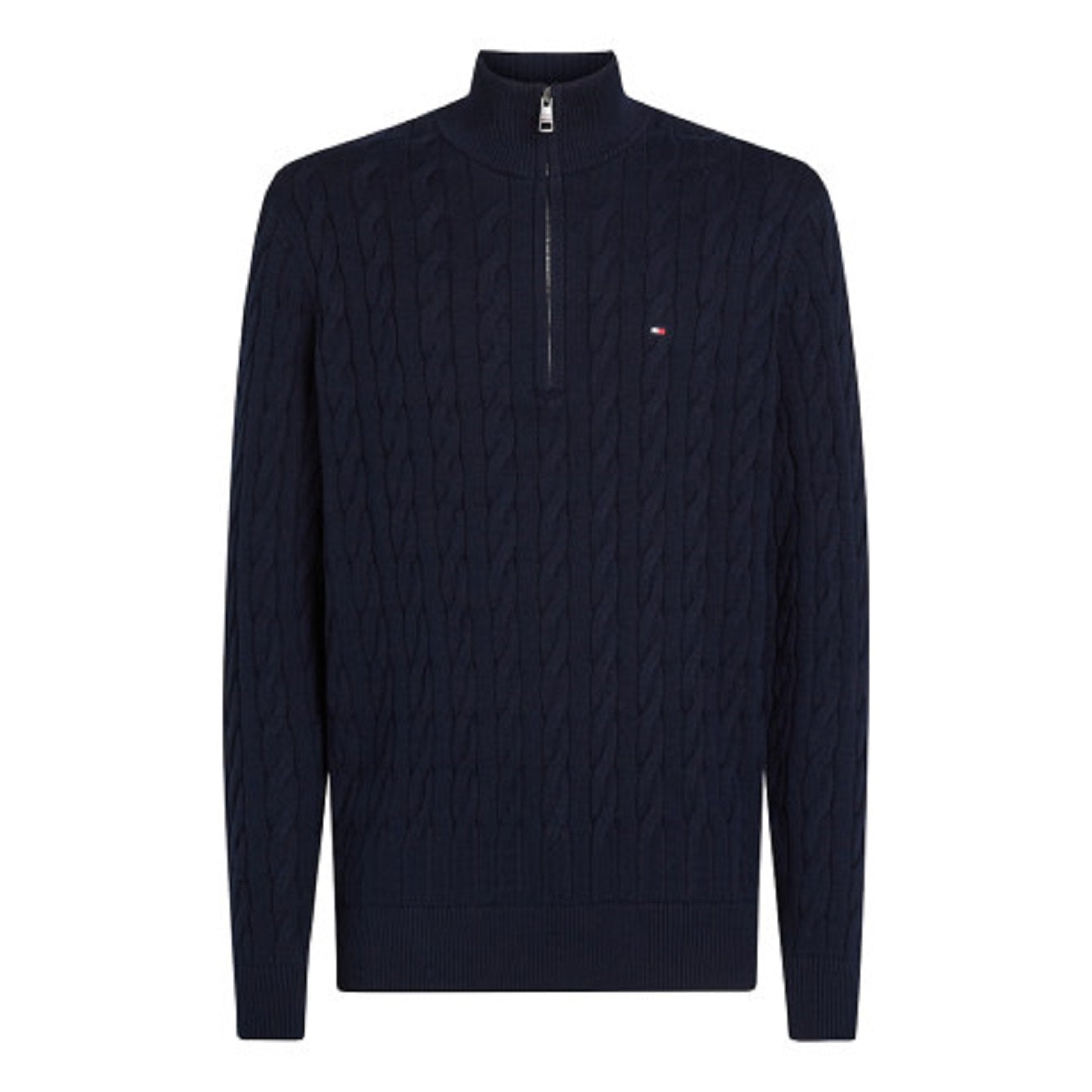 TOMMY HILFIGER-OUTLET-SALE-Sweater BLAU-ARCHIVIST