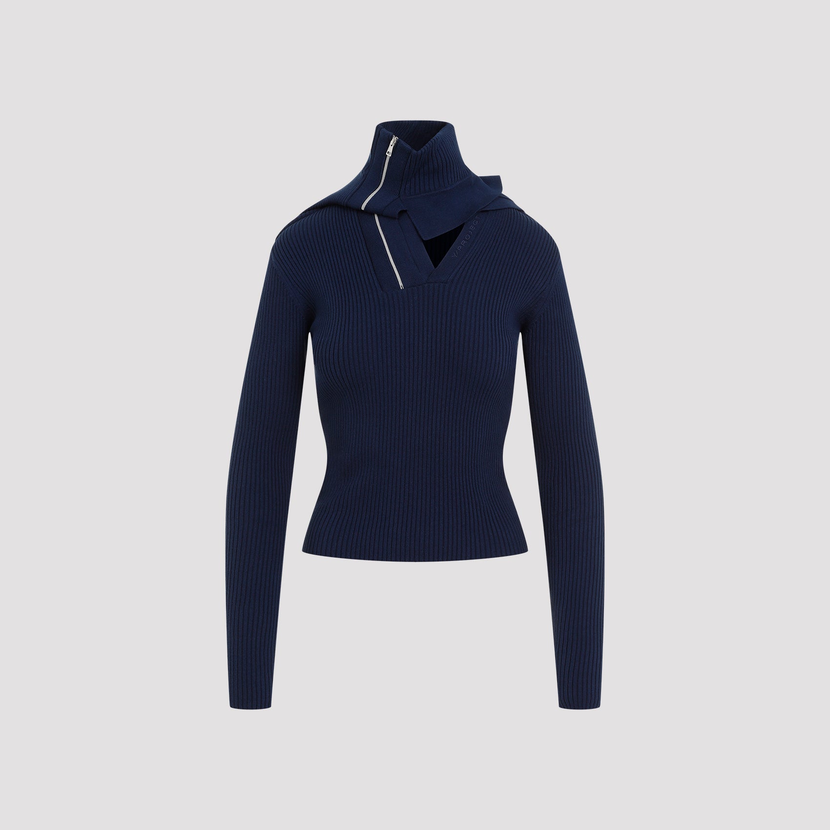 Y Project-OUTLET-SALE-Sweater BLAU-ARCHIVIST