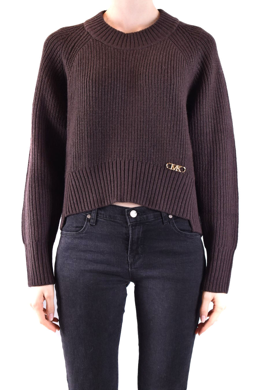 MICHAEL KORS-OUTLET-SALE-Sweater BRAUN-ARCHIVIST