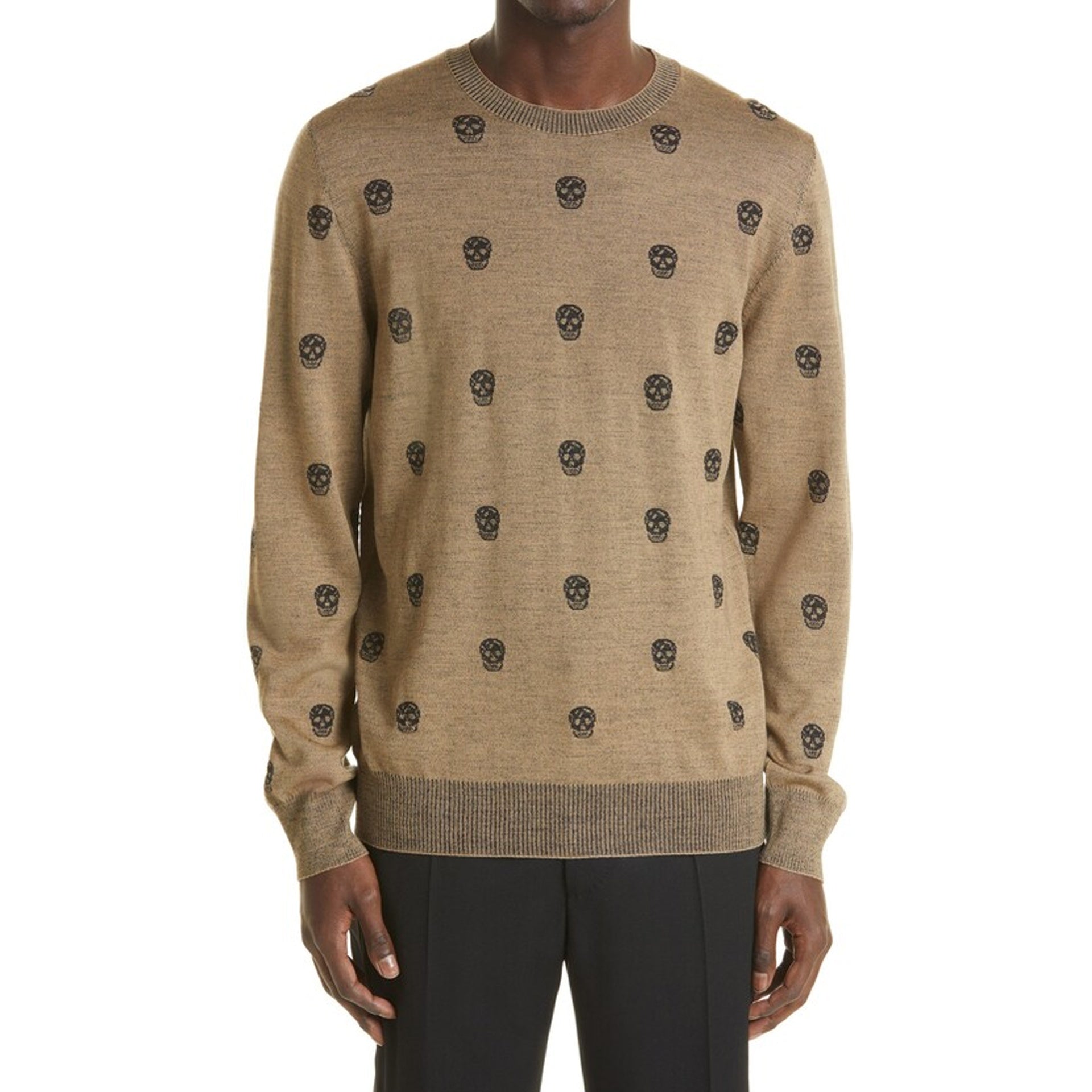 ALEXANDER MCQUEEN-OUTLET-SALE-Sweater Beige-ARCHIVIST