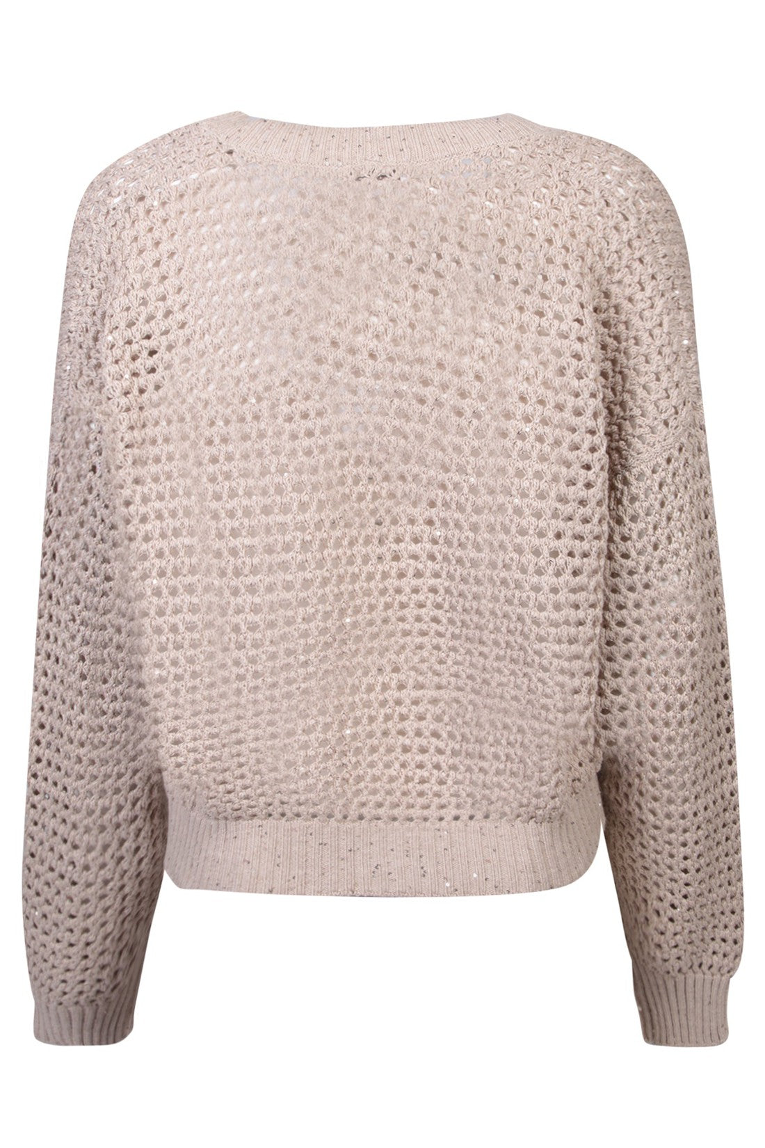 BRUNELLO CUCINELLI-OUTLET-SALE-Sweater Beige-ARCHIVIST