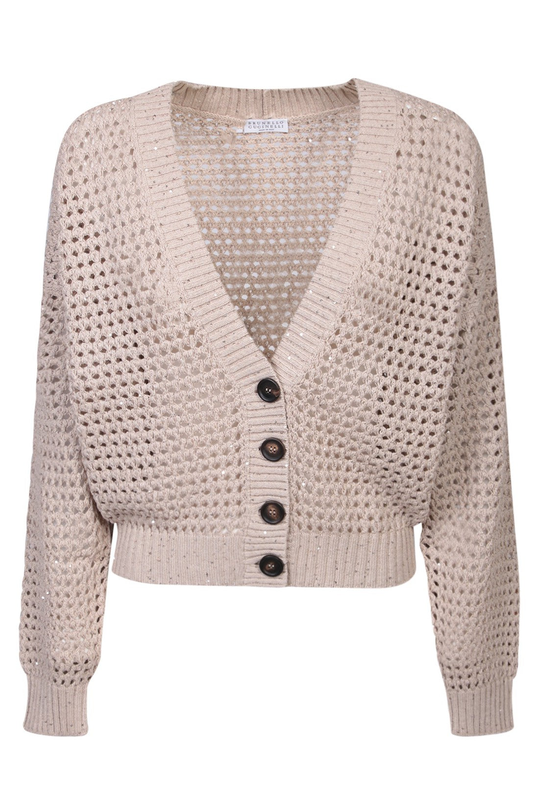 BRUNELLO CUCINELLI-OUTLET-SALE-Sweater Beige-ARCHIVIST