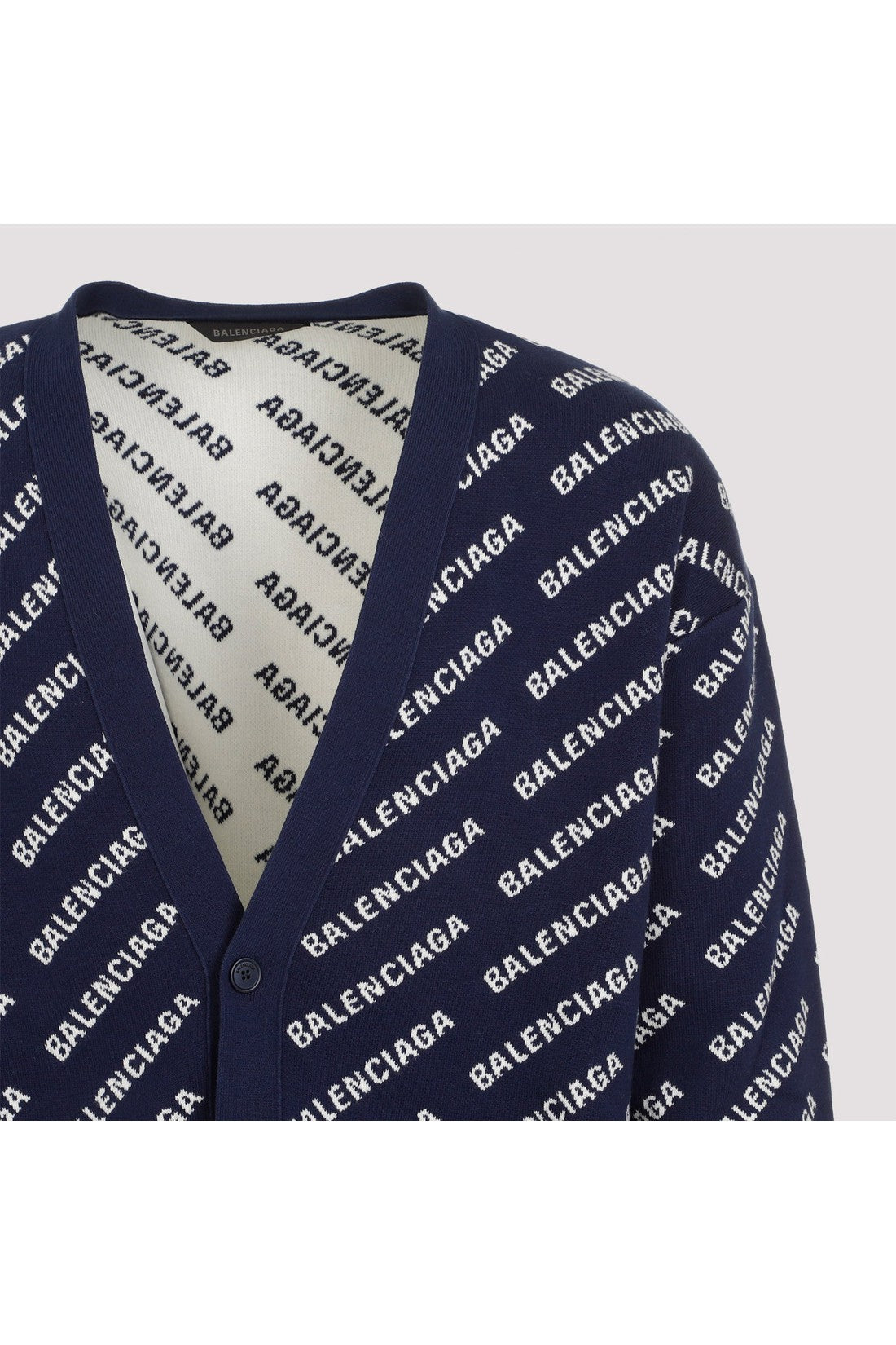 BALENCIAGA-OUTLET-SALE-Sweater Blau-ARCHIVIST