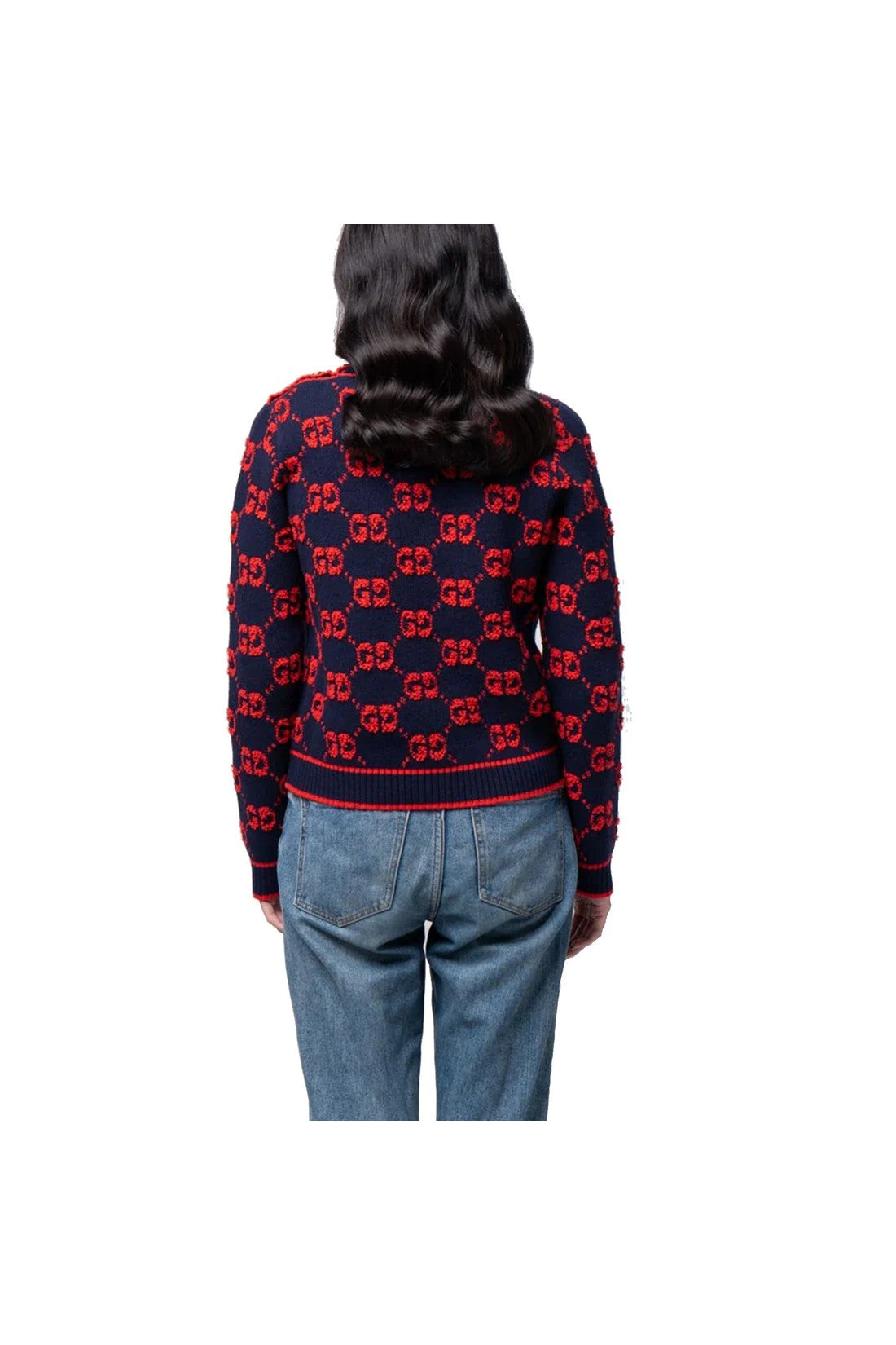 GUCCI-OUTLET-SALE-Sweater Blau-ARCHIVIST