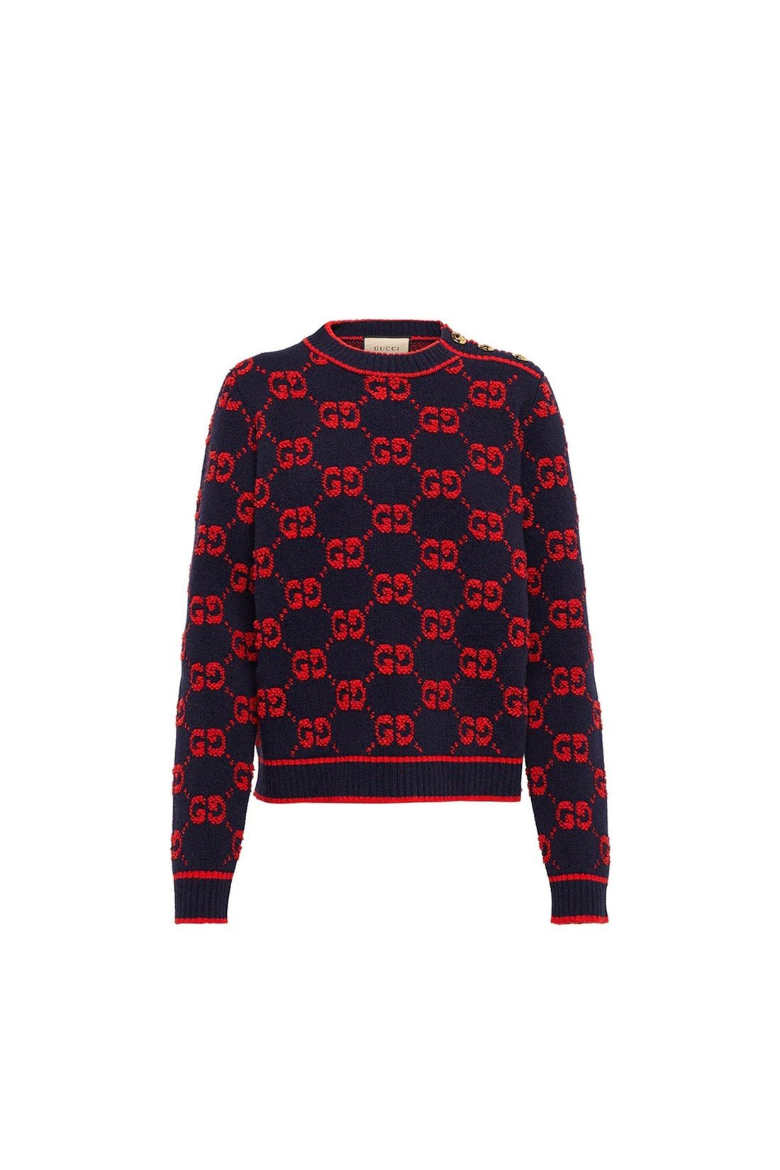 GUCCI-OUTLET-SALE-Sweater Blau-ARCHIVIST