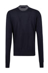 JIL SANDER-OUTLET-SALE-Sweater Blau-ARCHIVIST