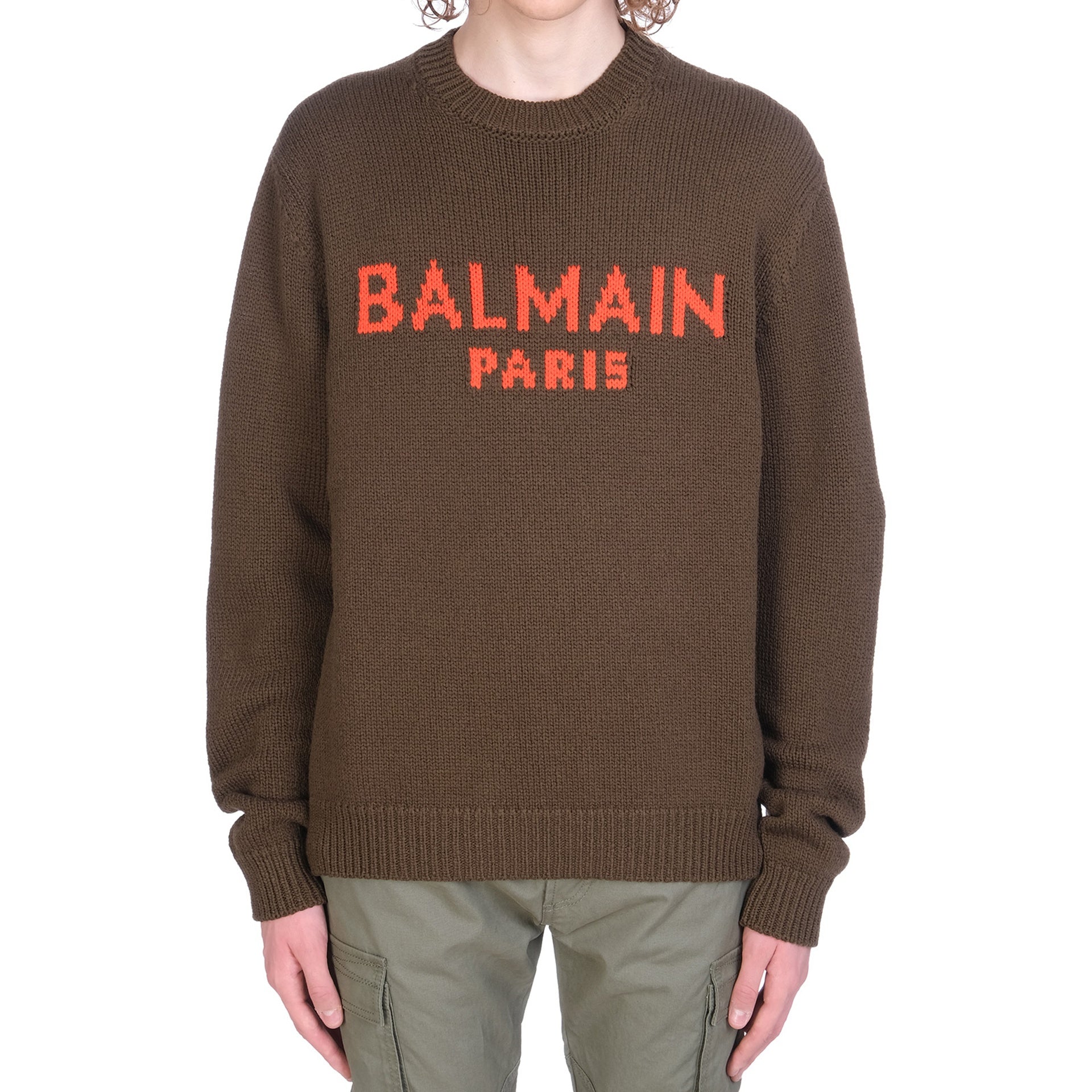 BALMAIN-OUTLET-SALE-Sweater Braun-ARCHIVIST