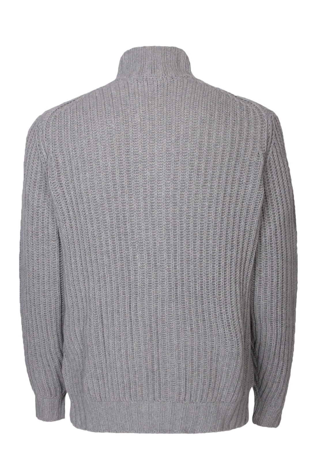 DELL'OGLIO-OUTLET-SALE-Sweater GRAU-ARCHIVIST