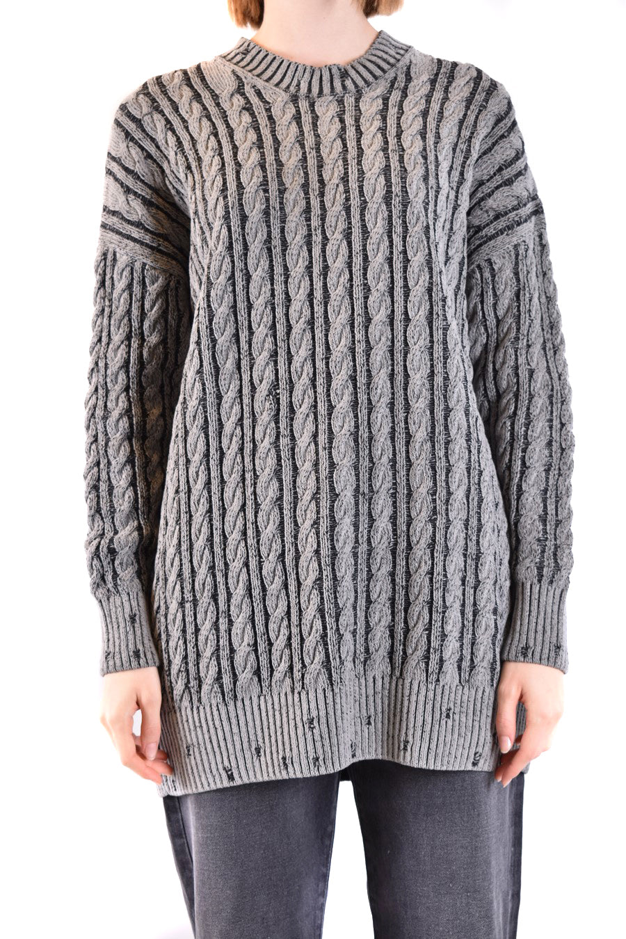 DIESEL-OUTLET-SALE-Sweater GRAU-ARCHIVIST