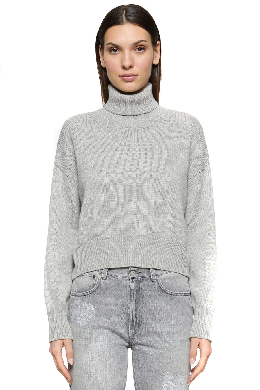Dondup-OUTLET-SALE-Sweater GRAU-ARCHIVIST