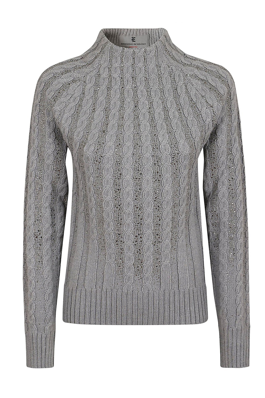 Ermanno Scervino-OUTLET-SALE-Sweater GRAU-ARCHIVIST