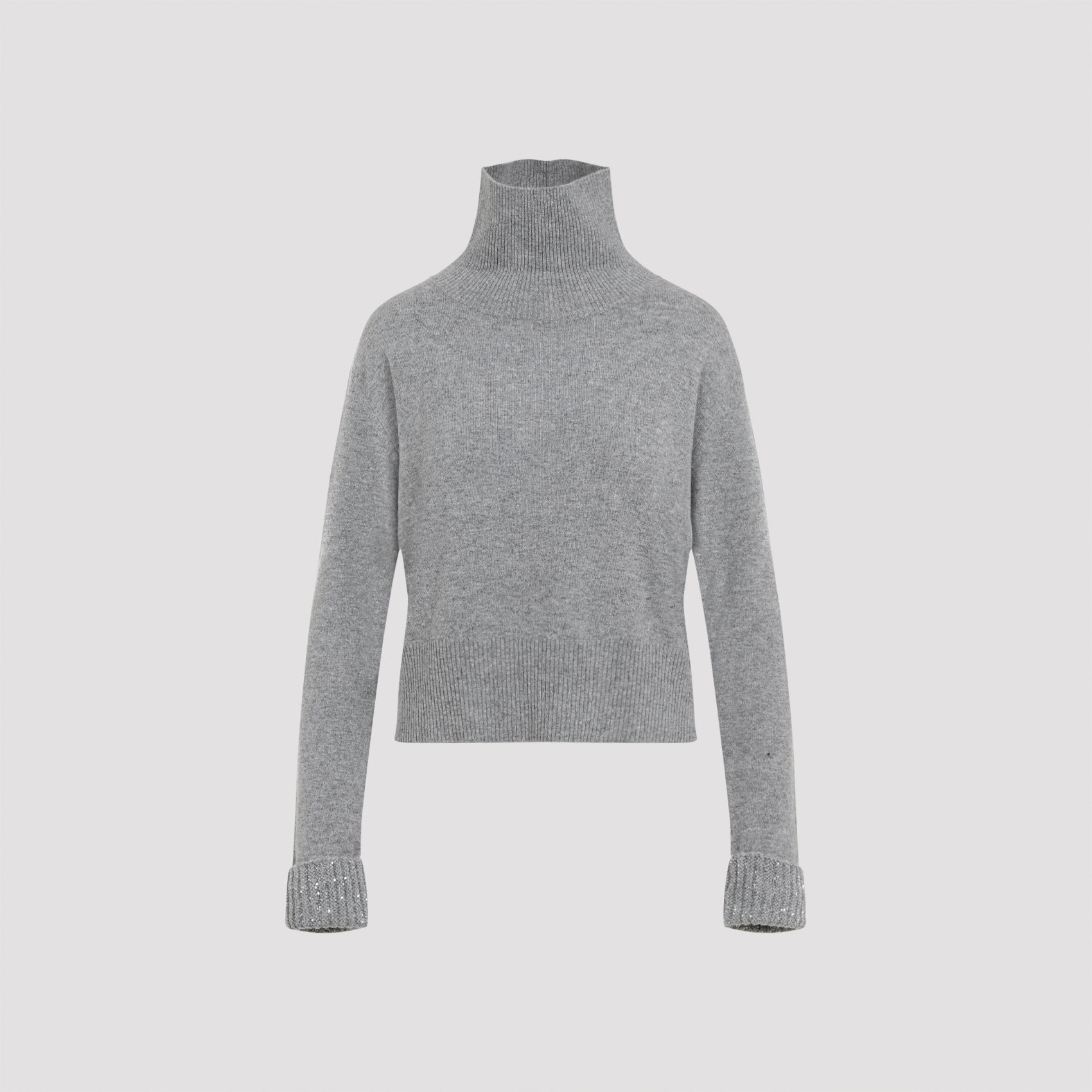 FABIANA FILIPPI-OUTLET-SALE-Sweater GRAU-ARCHIVIST