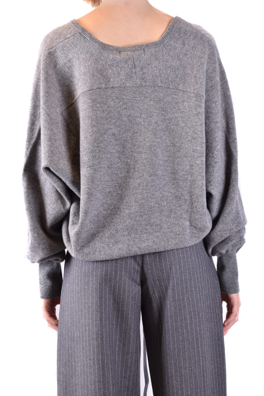 LANEUS-OUTLET-SALE-Sweater GRAU-ARCHIVIST