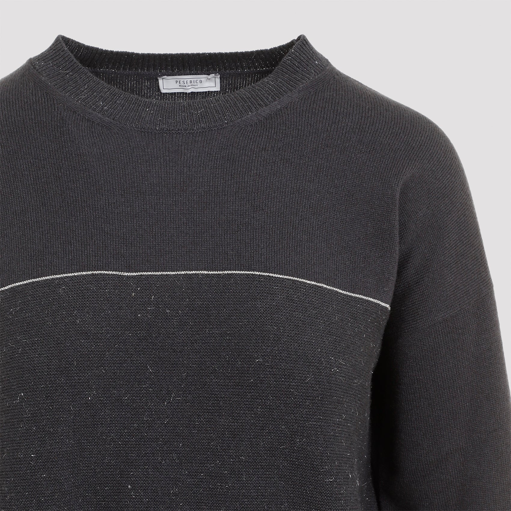 PESERICO-OUTLET-SALE-Sweater GRAU-ARCHIVIST