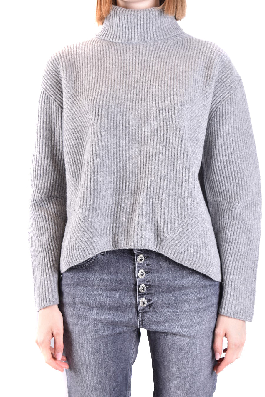 PINKO-OUTLET-SALE-Sweater GRAU-ARCHIVIST