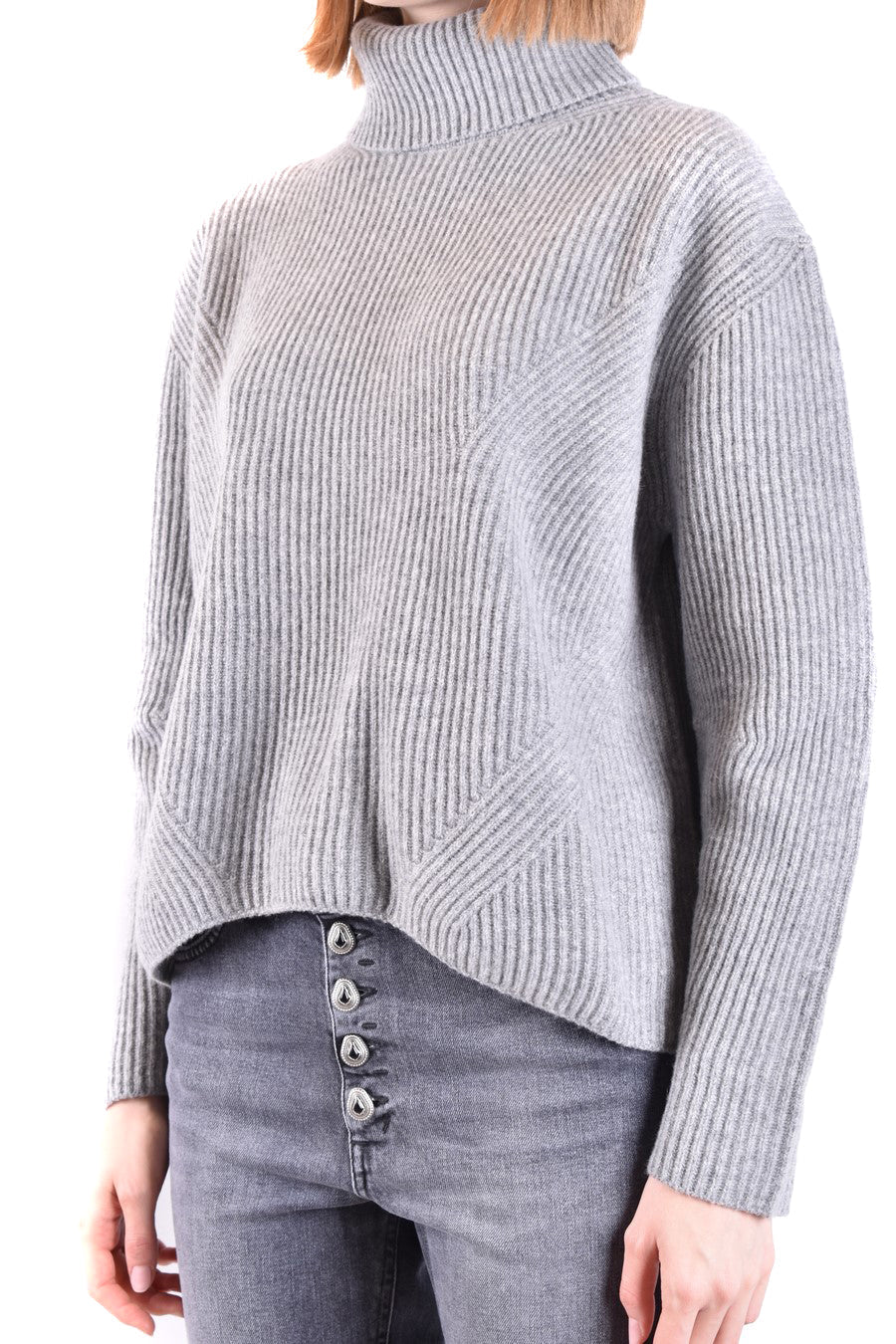 PINKO-OUTLET-SALE-Sweater GRAU-ARCHIVIST