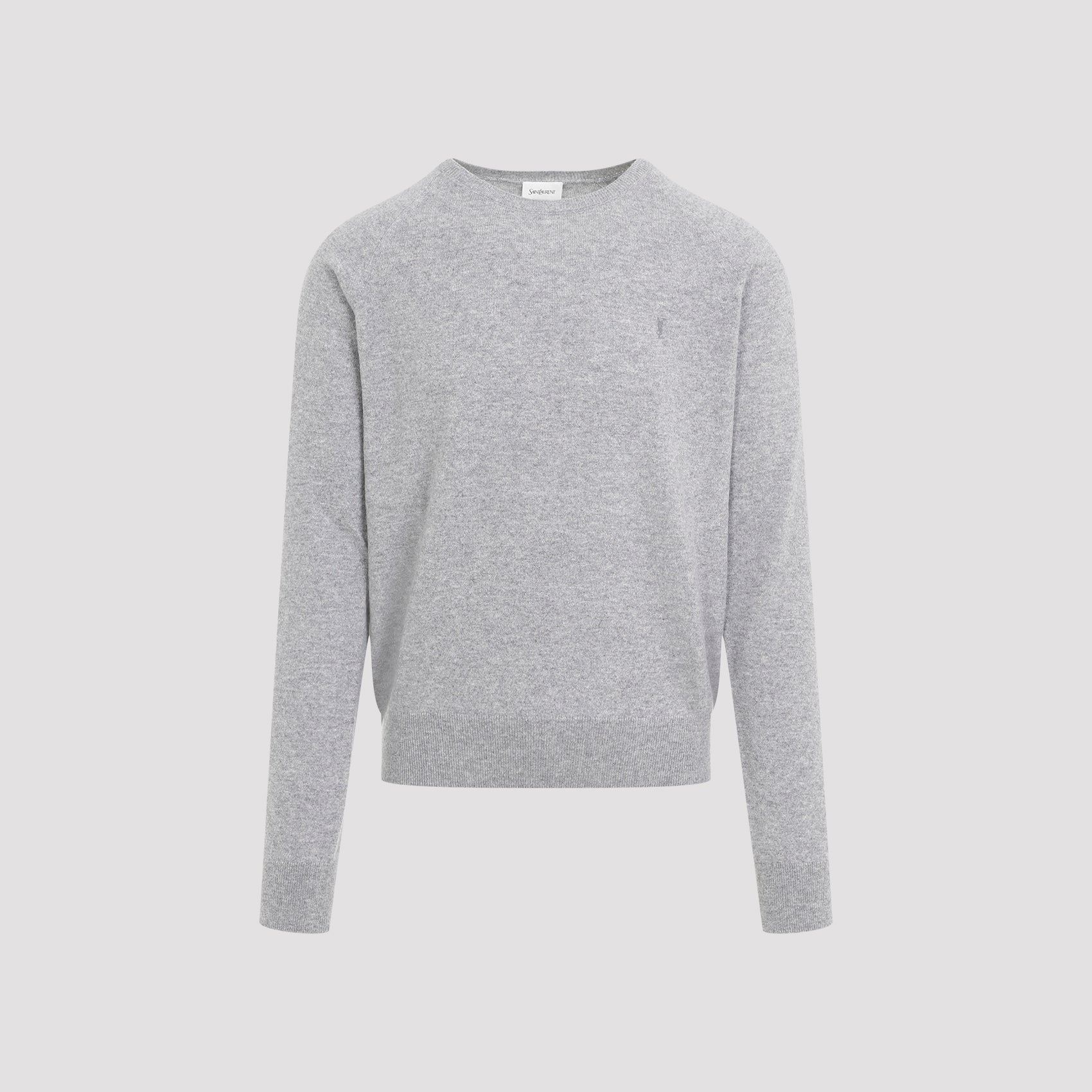 SAINT LAURENT-OUTLET-SALE-Sweater GRAU-ARCHIVIST