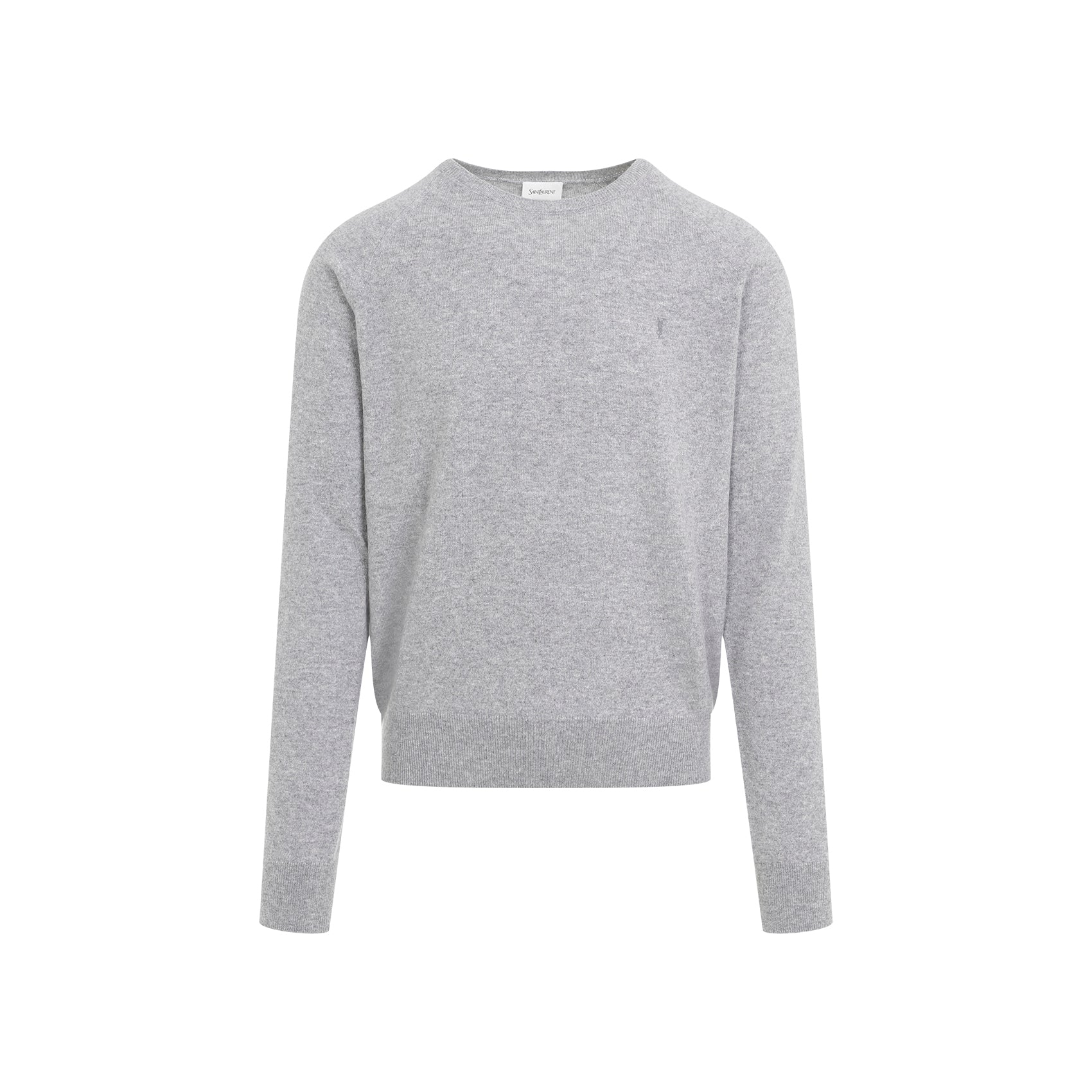 SAINT LAURENT-OUTLET-SALE-Sweater GRAU-ARCHIVIST