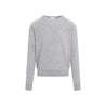 SAINT LAURENT-OUTLET-SALE-Sweater GRAU-ARCHIVIST