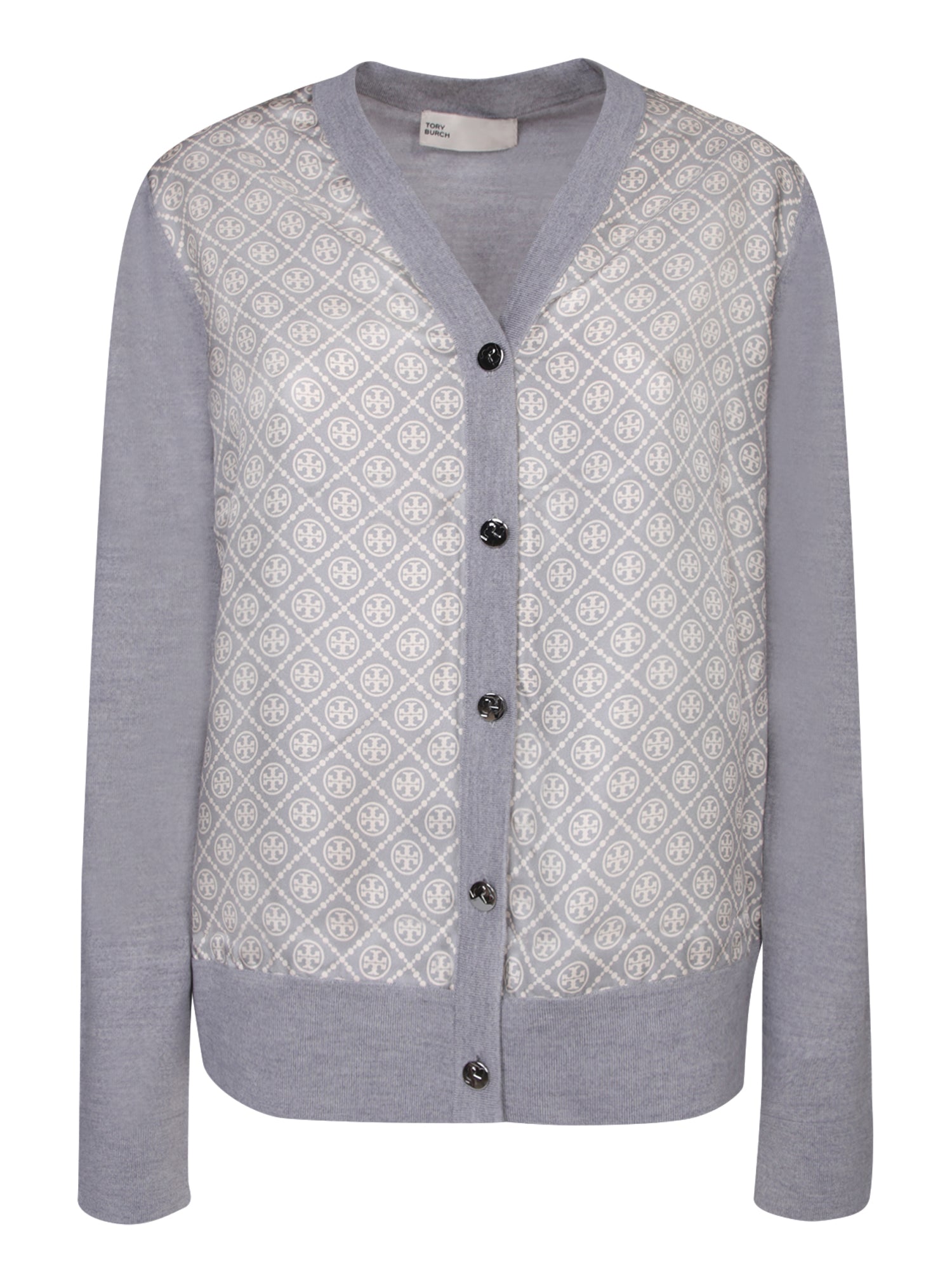 Tory Burch-OUTLET-SALE-Sweater GRAU-ARCHIVIST