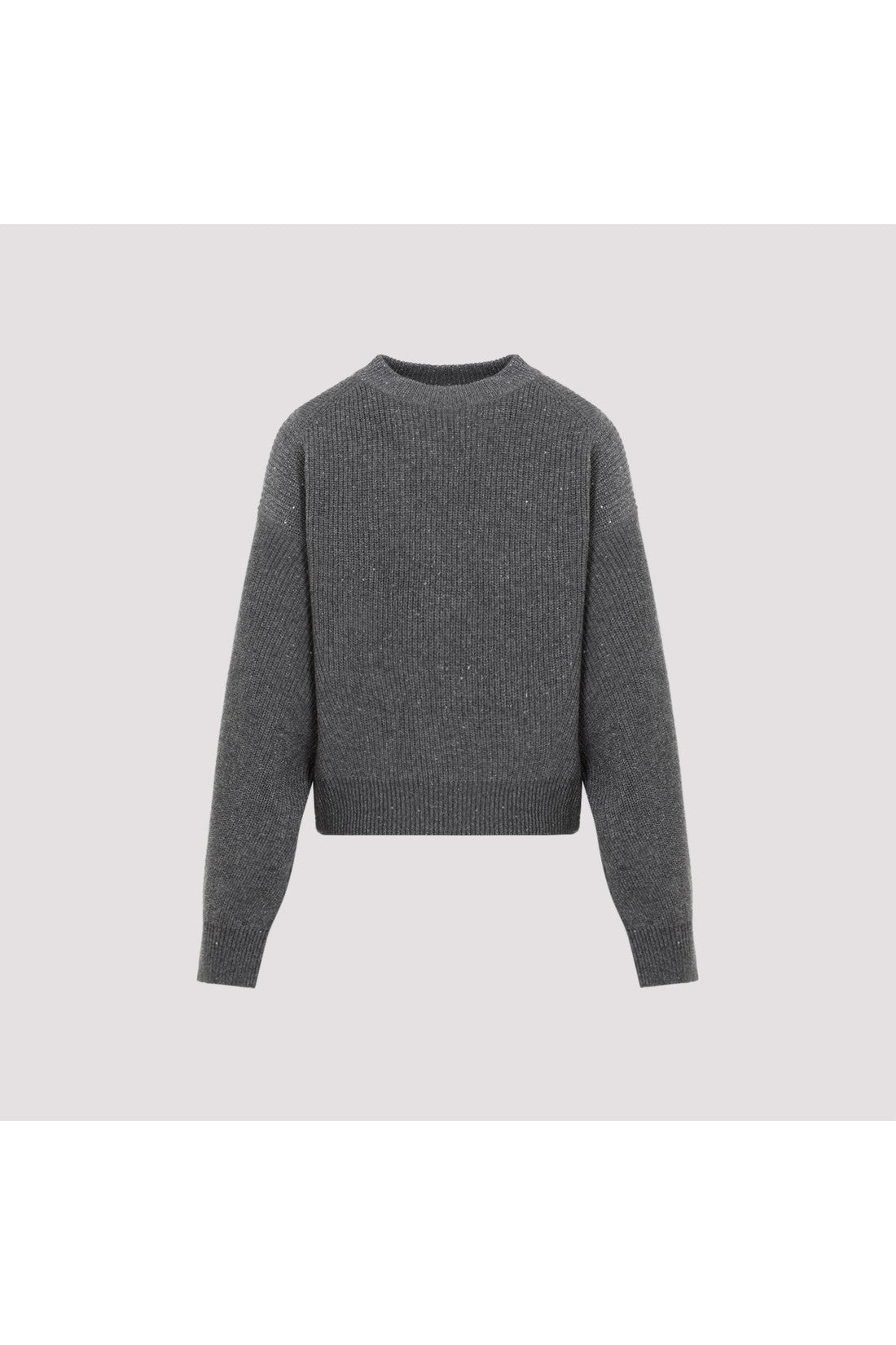 BRUNELLO CUCINELLI-OUTLET-SALE-Sweater Grau-ARCHIVIST