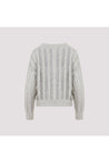 BRUNELLO CUCINELLI-OUTLET-SALE-Sweater Grau-ARCHIVIST