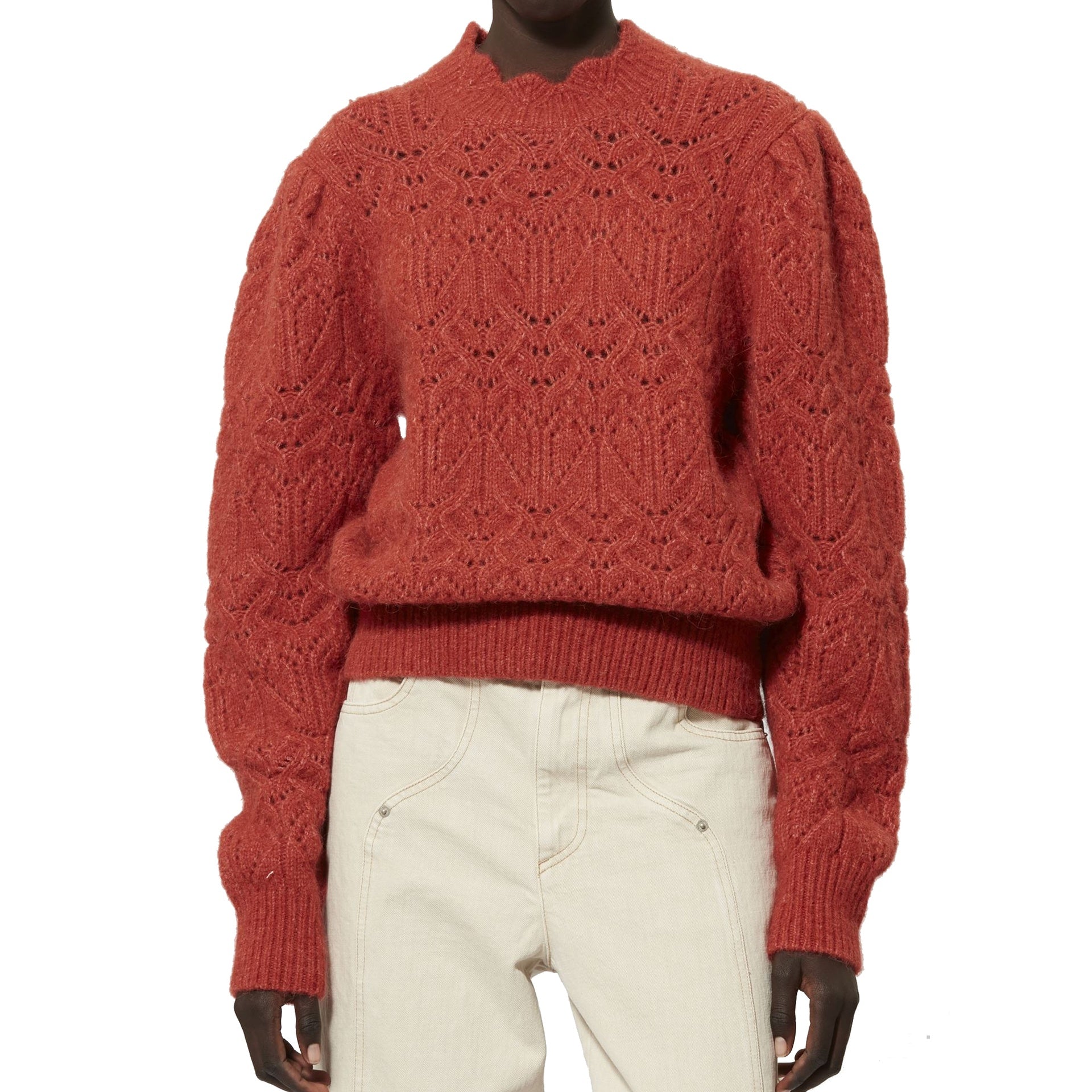 ISABEL MARANT ETOILE-OUTLET-SALE-Sweater ORANGE-ARCHIVIST