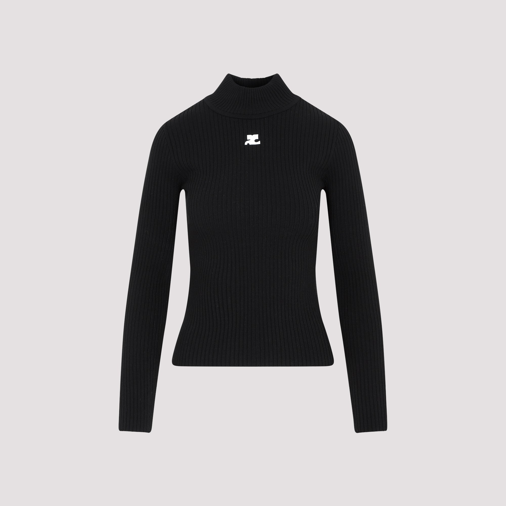 COURRÈGES-OUTLET-SALE-Sweater SCHWARZ-ARCHIVIST