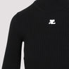 COURRÈGES-OUTLET-SALE-Sweater SCHWARZ-ARCHIVIST