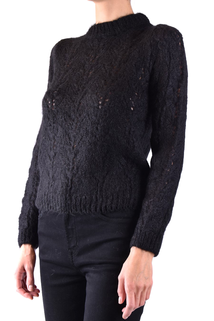 DONDUP-OUTLET-SALE-Sweater SCHWARZ-ARCHIVIST