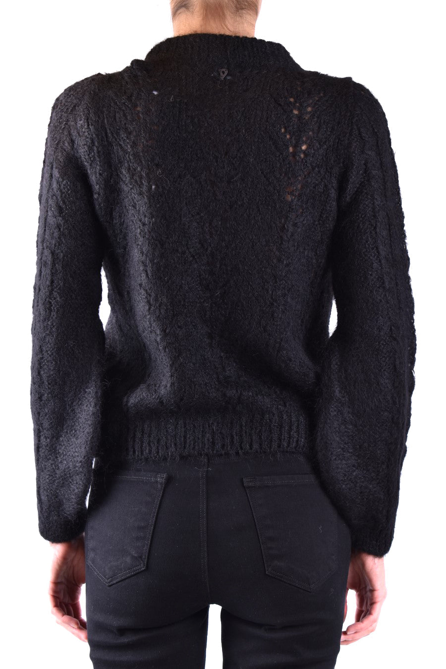 DONDUP-OUTLET-SALE-Sweater SCHWARZ-ARCHIVIST