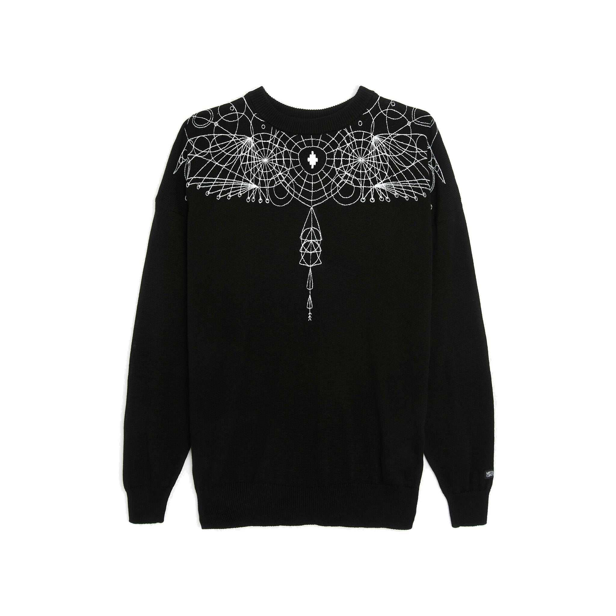 MARCELO BURLON COUNTY OF MILAN-OUTLET-SALE-Sweater SCHWARZ-ARCHIVIST