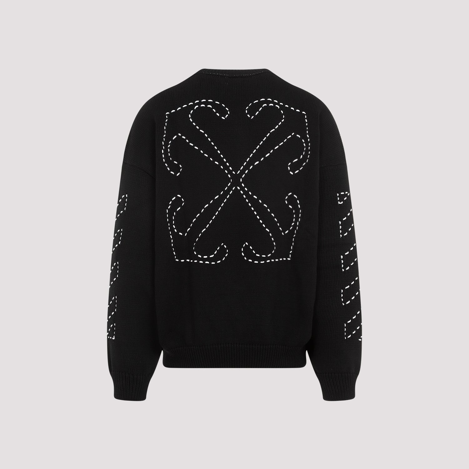 OFF-WHITE-OUTLET-SALE-Sweater SCHWARZ-ARCHIVIST