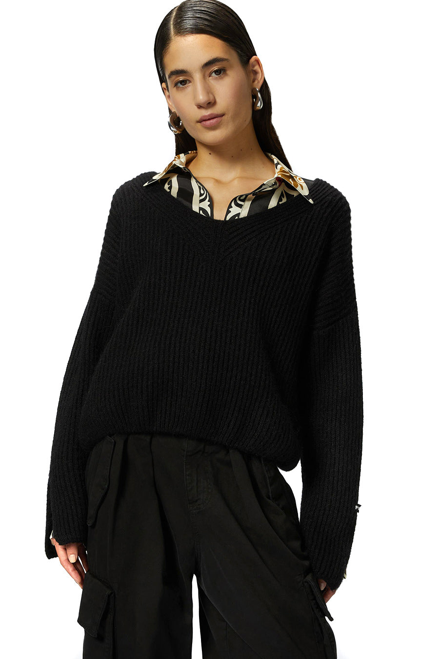 PINKO-OUTLET-SALE-Sweater SCHWARZ-ARCHIVIST