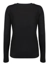 Tory Burch-OUTLET-SALE-Sweater SCHWARZ-ARCHIVIST