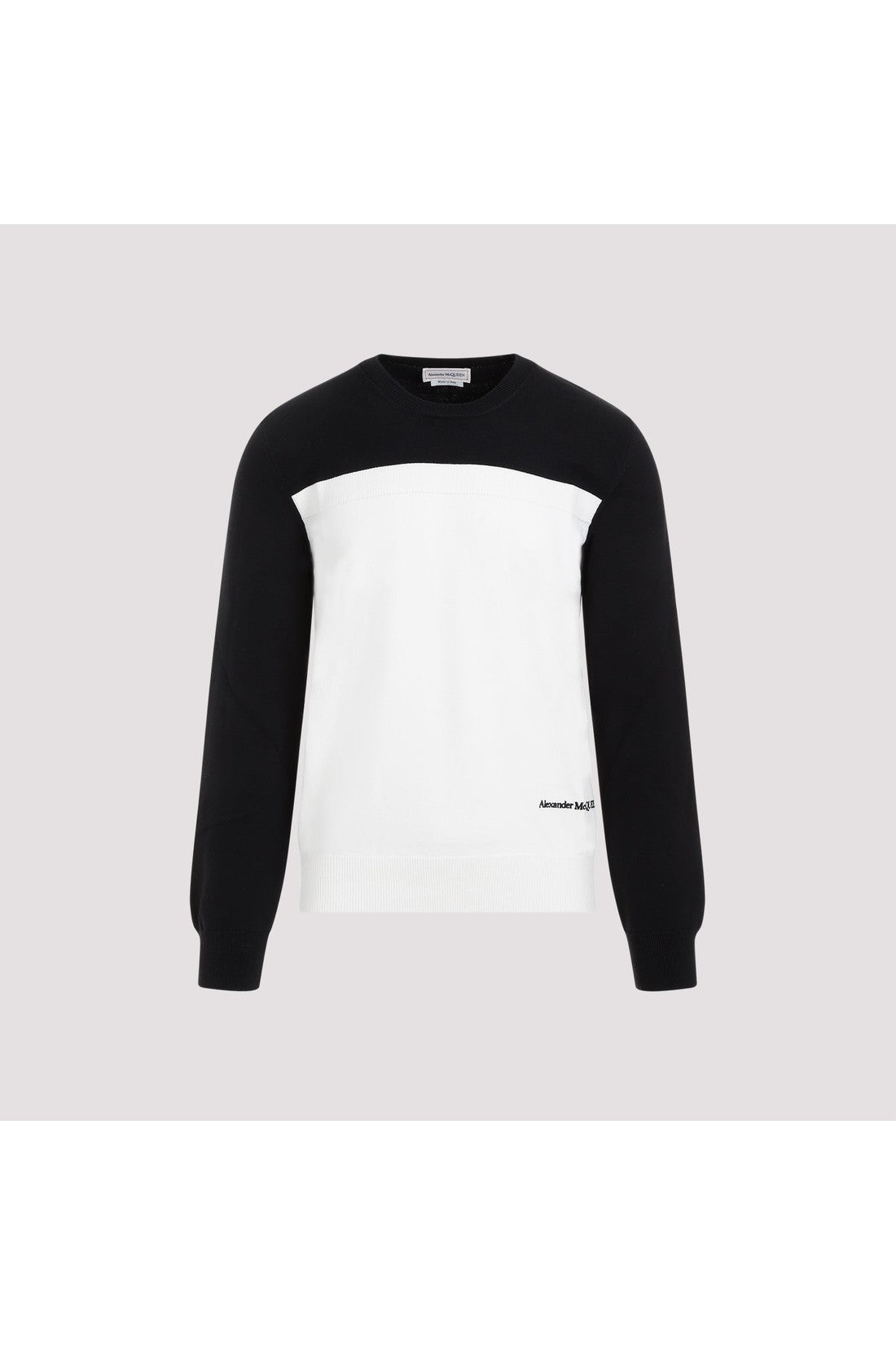 ALEXANDER MCQUEEN-OUTLET-SALE-Sweater Schwarz-ARCHIVIST