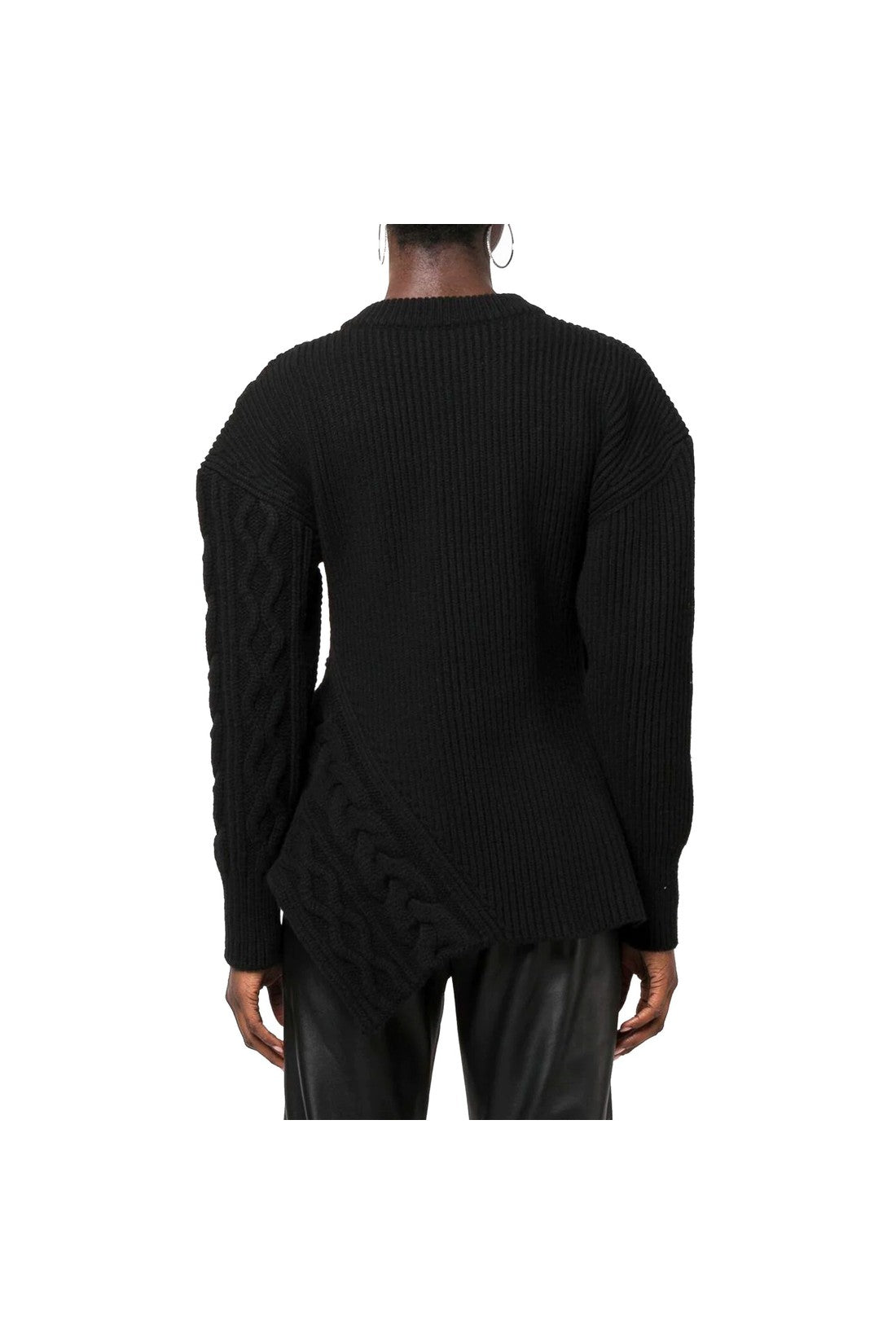 ALEXANDER MCQUEEN-OUTLET-SALE-Sweater Schwarz-ARCHIVIST