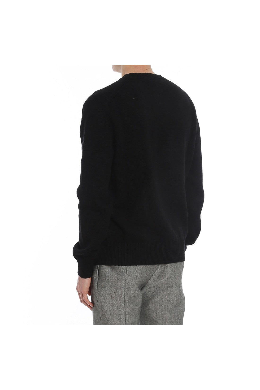 ALEXANDER MCQUEEN-OUTLET-SALE-Sweater Schwarz-ARCHIVIST