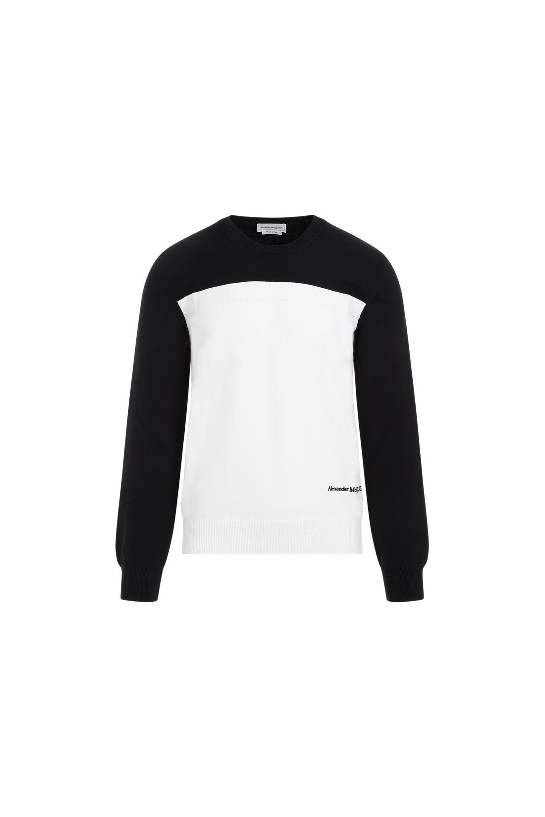 ALEXANDER MCQUEEN-OUTLET-SALE-Sweater Schwarz-ARCHIVIST