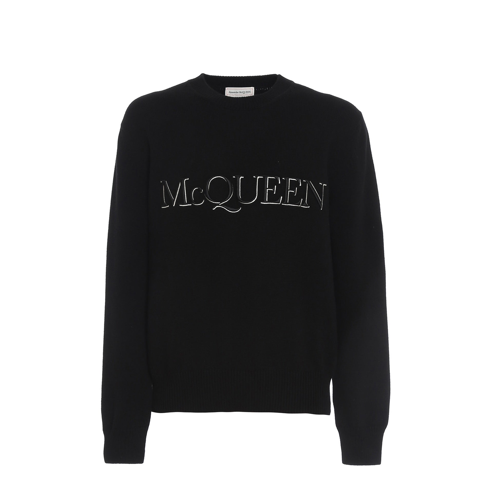 ALEXANDER MCQUEEN-OUTLET-SALE-Sweater Schwarz-ARCHIVIST