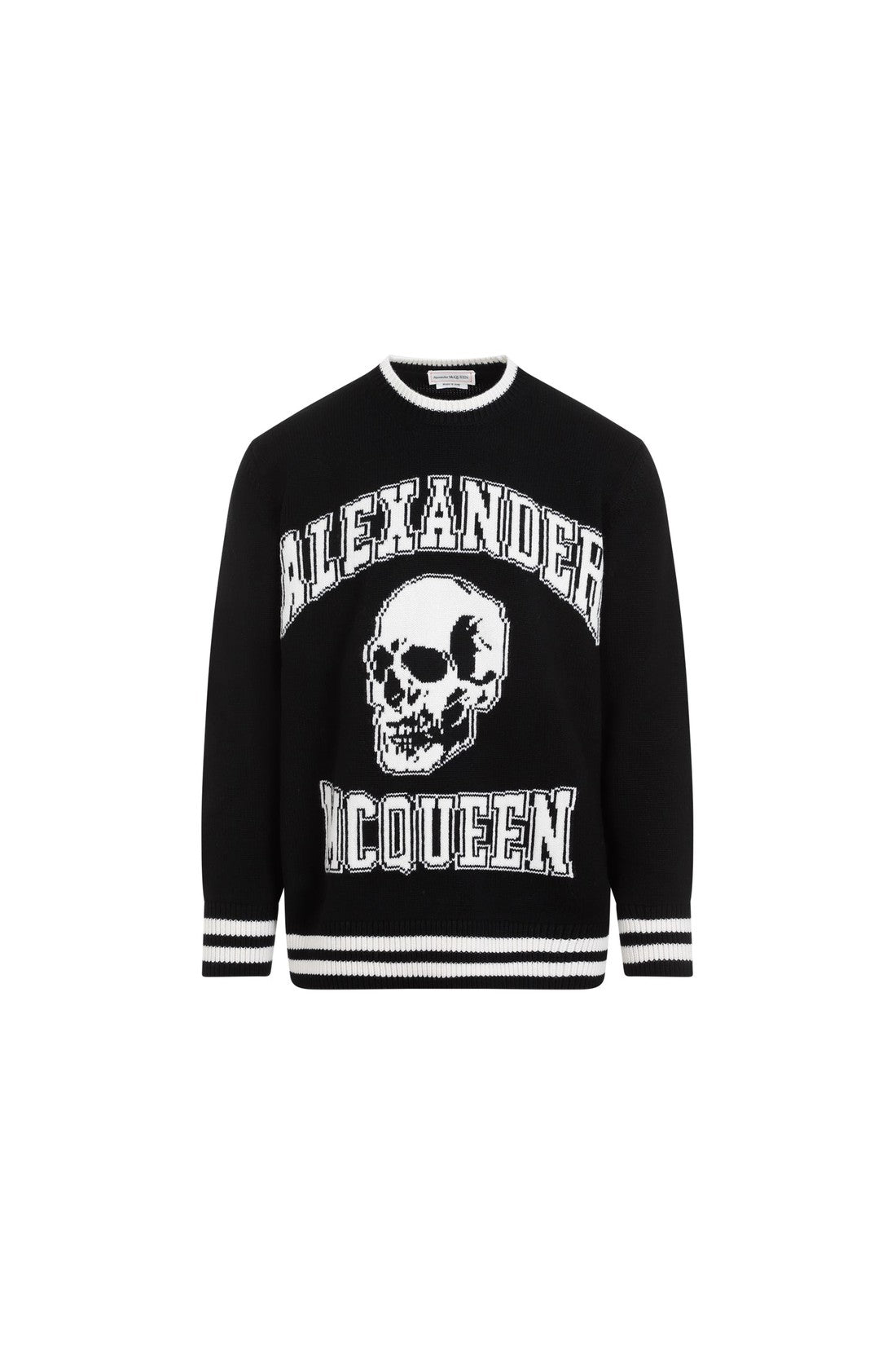 ALEXANDER MCQUEEN-OUTLET-SALE-Sweater Schwarz-ARCHIVIST