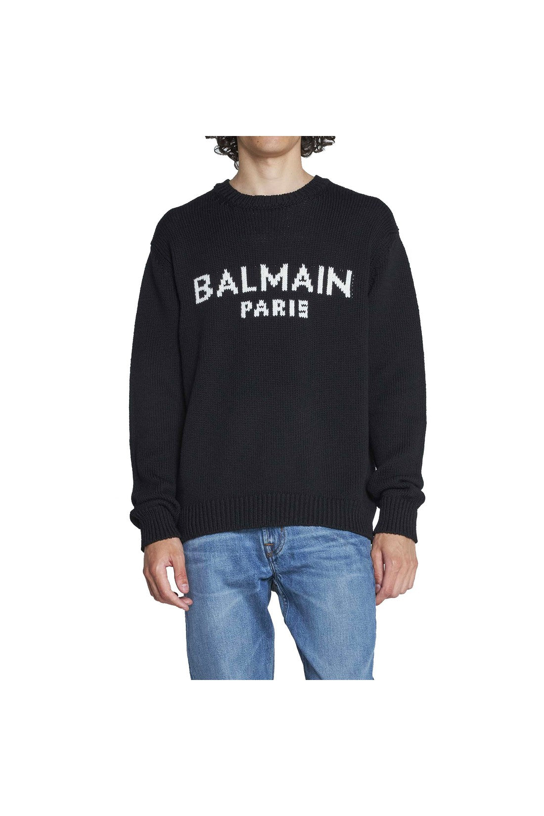 BALMAIN-OUTLET-SALE-Sweater Schwarz-ARCHIVIST