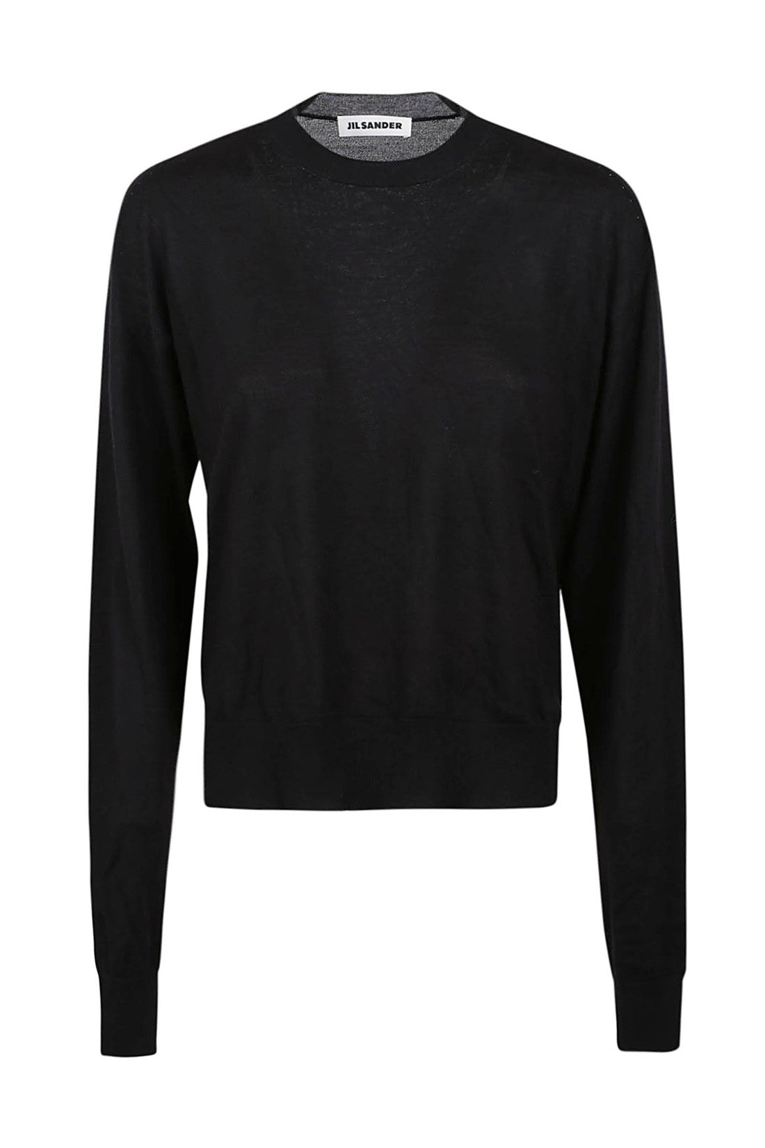 JIL SANDER-OUTLET-SALE-Sweater Schwarz-ARCHIVIST