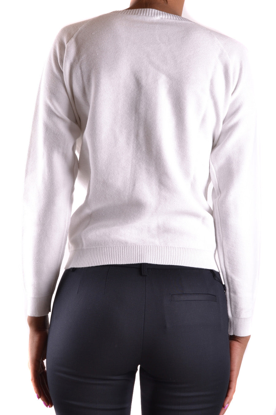 ARMANI JEANS-OUTLET-SALE-Sweater WEISS-ARCHIVIST